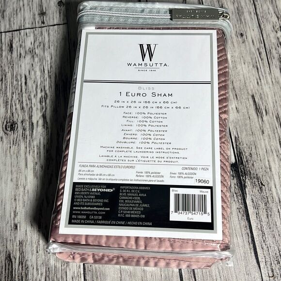 Wamsutta Euro Sham New With Tags 26” X 26” - Picture 3 of 5